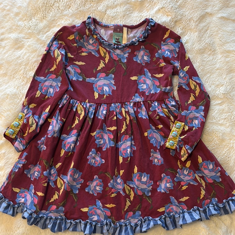 Matilda Jane Girls Floral Dress 4T